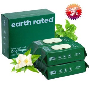 Earth Rated Hypoallergenic Dog Wipes