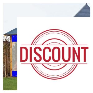 MYJIO Outdoor Waterproof Curtain with Eyelets 0.5mm Transparent Plastic Tarpaulin PVC Heavy Duty Tarpaulin Panel for Garden