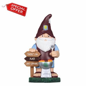 FOCO Officially Licensed Aston Villa FC BBQ Football Garden Gnome