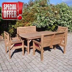 Staffordshire Outbuildings Garden Furniture | Wooden Garden/Patio Set