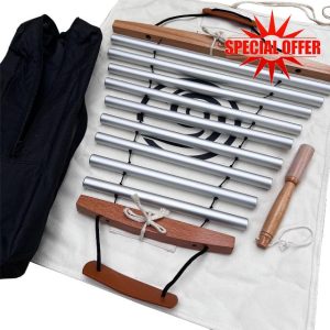 Melodic Tuneful Swing Chime – Soothing Wind Chimes for Outdoor Garden & Patio Decor
