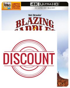 Blazing Saddles Steelbook [4K Ultra HD] [1974] [Region Free]