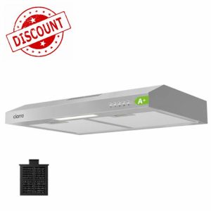 CIARRA AWS6903D 60cm Visor Cooker Hood Undercabinet Hoods Wall Mounted Kitchen Extractor Fan 600mm Top Vented Range Hood            [Energy Class A+]