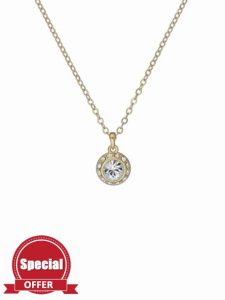 Ted Baker Soltell Solitaire Sparkle Crystal Necklace For Wome