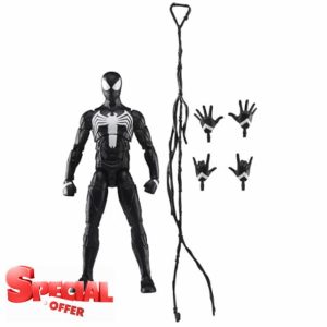 Spider-Man Marvel Legends Series Gamerverse Peter Parker Black Suit Action Figure
