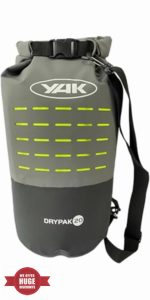Yak Kayak & Kayaking - Drypak 30L 30 Litre Capacity Drybag Dry Bag W Molle System - Grey - Unisex