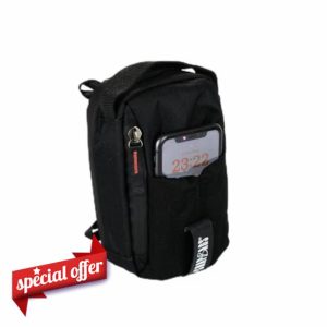Snapbags Small Magnetic Gym Bag - Magnetic Sports Bag - Waterproof Fitness Bag - Versatile Shoulder Bag for Active Lifestyle - with Tripod Function - 5 L Volume - Black