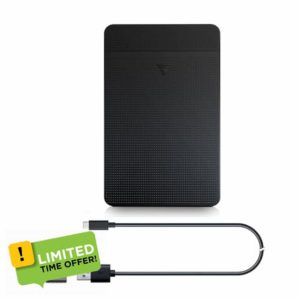ezekers 500GB USB 3.0 USB C Ultra Slim Portable External Hard Drive HDD Compatible with PC