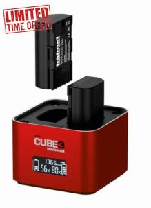 Hähnel - ProCube3 - For Canon - DSLR Duo Charger - Faster Charging - USB Type-C inpu