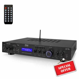 Pyle - Upgraded Premium Rack Mount Bluetooth Receiver