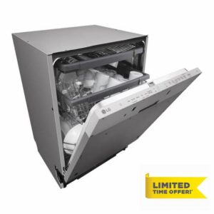 LG DB243TX QuadWash 14 Place Settings Smart Fully Integrated Dishwashe