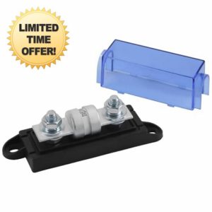 Class T Fuse with 150V DC Operating Block anl Block 200A Fuse Compatible with Protect 12V inverters up to 3500W 24V inverters up to 6000W Other high Current Applications in RVs Boats Cars and Trucks