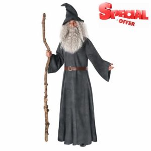 Morph Wizard Costume Men With Wig And Hat