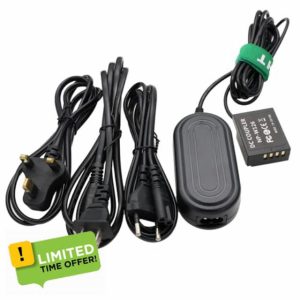 HangTon NP-W126 Dummy Battery AC Power Adapter for Fuji X-T1
