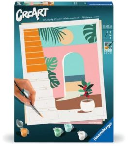 Ravensburger Paint by Numbers 25524 CreArt Painting by Numbers 25524 Holiday Mode from 12 Years for Beginners