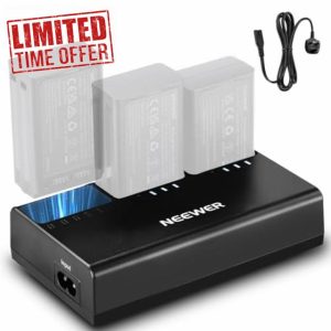 NEEWER NC3-Z1 Triple Slot Battery Charger Kit for NEEWER Z2 Z1 Z760 Z880 TTL Speedlite Flash