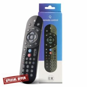 Everyday Remotes - Replacement for Sky Q Remote Control with Voice Control - Batteries Included – Compatible with Sky Q Boxes