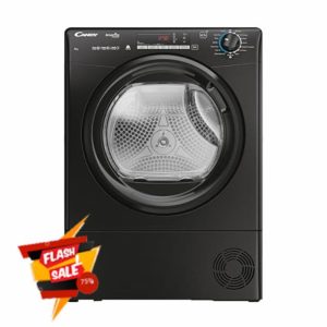 Candy Smart Pro CROEH9A3TBEB 9KG Load Capacity A+++ - Smart Invertor - WIFI enabled connectivity- 14 Programmes - Heat Pump - Black - Freestanding Heat Pump Tumble Dryer - HxWxD(MM) - 850 x 596 x 585            [Energy Class A+++]