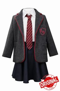 KoleGoe Matilda Cosplay Costume Uniform Set Skirt Shirt Tie Halloween Carnival Se