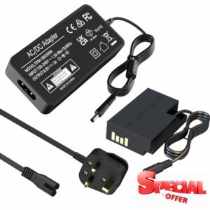 ACK-E18 AC Power Adapter LP-E17 Dummy Battery Kit For Canon EOS Rebel T6i T7i SL3 SL2 EOS RP R8 R10 R50 R100 77D 200D 250D 750D 760D 800D 850D 8000D 9000D Cameras Accessories