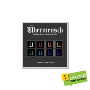 G-DRAGON Übermensch [JEWEL Ver.] GD 3rd Studio Album (Random Ver.)