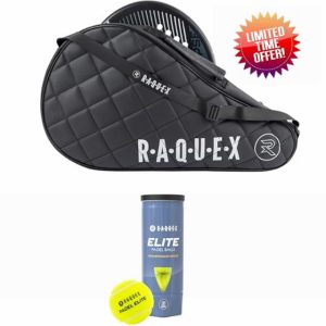 Raquex Elite Padel Racket Cover Bag - Blue or Black