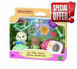 Sylvanian Families - Sea Otter Sisters-Splashy Snorkel Set- 5804