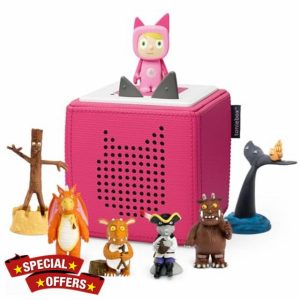 onies Julia Donaldson Bundle with Pink Toniebox Starter Set incl. 1 Creative and 6 Characters