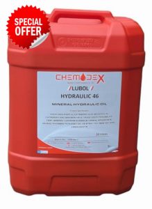Chemodex Lubol 46 Premium Industrial Mineral Oil Based Hydraulic Oil - 20 Litres