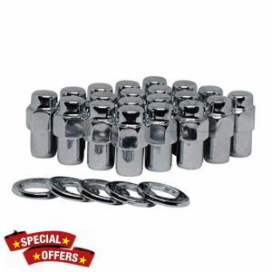 Cragar Standard Mag Lug Nut 1/2"-20 Left Hand with Center Washer Set of 20 Pcs