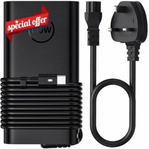 130W USB C Laptop Charger for Dell XPS 15 17 2in1 9575 9500 9510 9520 9530 9700 9710 9720 9730 Latitude 5520 5510 5420 7410 7310 7210 9410 9510 9520 Precision 5530 5550 5560 5570 5750 5760 3560 355