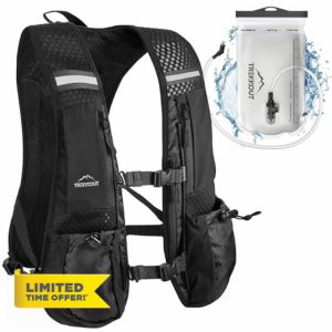 TREKKOUT Adjustable Running Vest for Men & Women | Ultra-Light 5L Hydration Pack | Perfect for Trail Running