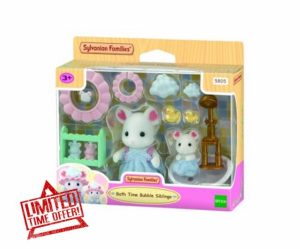 Sylvanian Families - Bath Time Bubble Siblings 5805