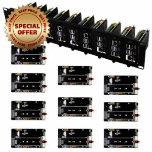 GeeekPi 19 inch 2U Rack Mount for Raspberry Pi 5