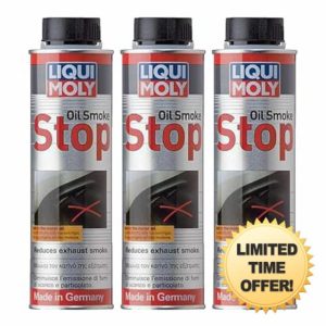 Engine Oil Smoke Stop Additive for Petrol & Diesel Engines - 300ml Engine Treatment Reduce Smoke and Improve Performance Pack of 3