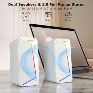 2.0 USB Powered PC Speakers