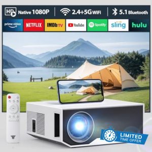 ZDK 2025 New 1080P Projector with 5G WiFi