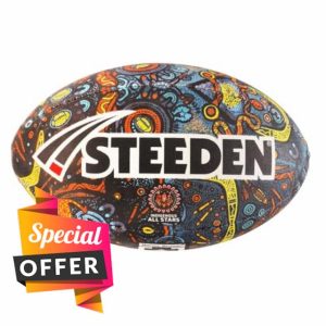 Steeden NRL National Rugby League Indigenous All Stars Supporter Ball Size 5