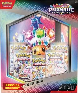Pokémon TCG: Scarlet & Violet—Prismatic Evolutions Binder Collection (Binder with 378 Pockets & 5 Booster Packs)