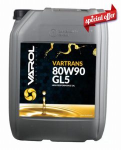 Varol Lubricants - Vartrans 80w90 GL5-20L (1PC) - Limited Slip - Hypoid - Gear Oil