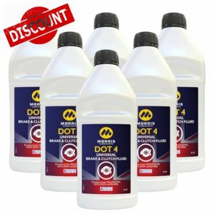 DOT 4 Brake & Clutch Fluid 6x1L - High-Performance DOT 4 Fluid