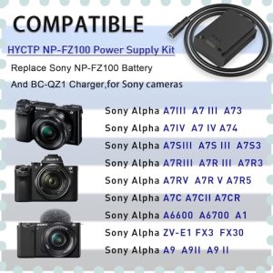 np-fz100 Dummy battery Replacement BC-QZ1 battery