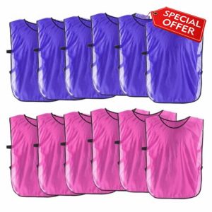 sourcing map Training Vest Soccer Sports Team Practice Jersey for Adult Youth Teen Basketball Football