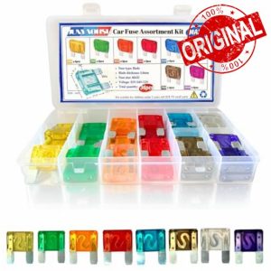 JUNYAOHSU 36pcs Maxi Blade Fuse Car Auto Fuse Kit Assortment