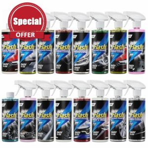 FLASH Ultimate Clean Bundle 16x500ml Exterior Interior Full Range Easy-To-Use Car Cleaning Products