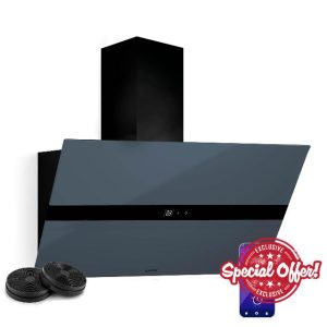 Klarstein WiFusion Cooker Hood - 90cm Kitchen Extractor