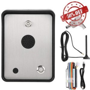 SUPYINI GSM Intercom System for Single House Door and Gate Opener Access Control
