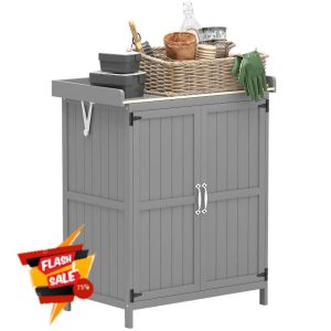 Outsunny Wooden Garden Shed