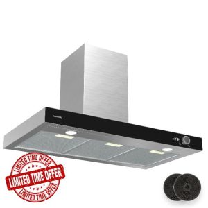 Klarstein AirNova Extractor Hood - 90cm Wall-Mounted Cooker Hood