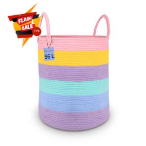 Caossuixin Rainbow Baby Laundry Basket